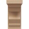 Ekena Millwork 6"W x 6"D x 12"H Wide Sheridan Rough Cedar Woodgrain TimberThane Corbel, Primed Tan CORUR06X06X12SHERCPR - alternate 5